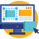 Web design with drag & drop